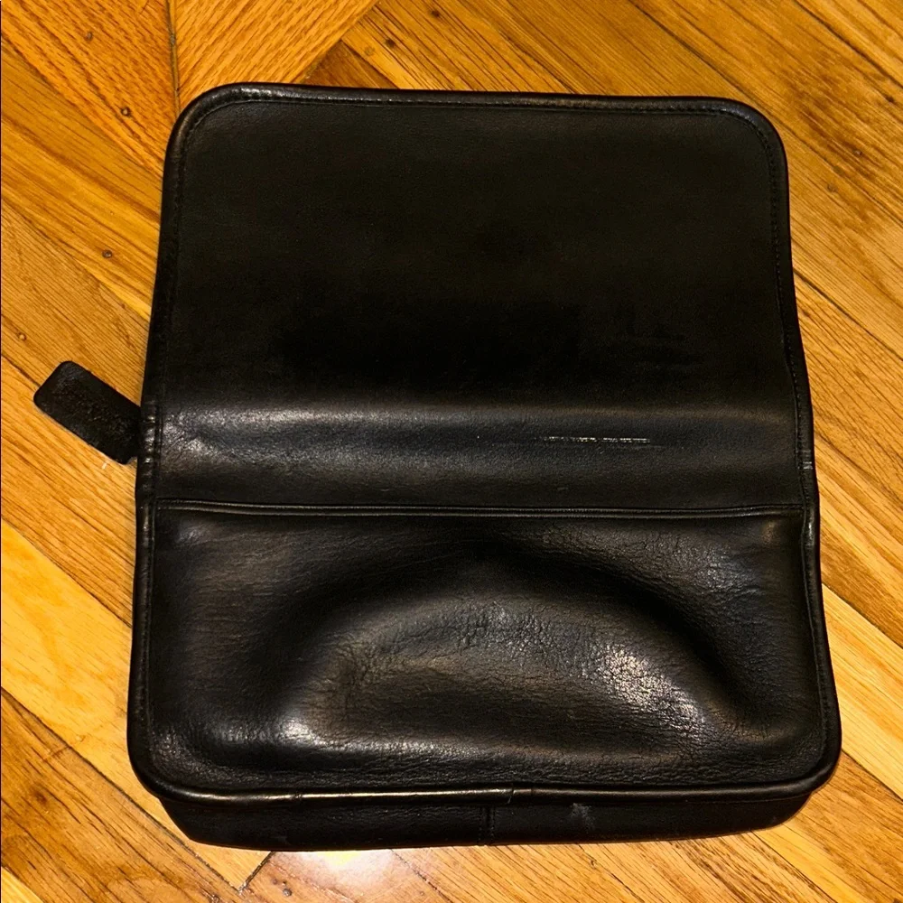 Coach Black Leather Men's or Women’s Clutch Wallet Vintage - Picture 12 of 13